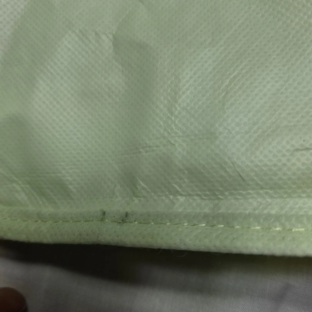 Lululemon Recycled Shopping Tote Reusable Bag ‎ lime green snap Small 12